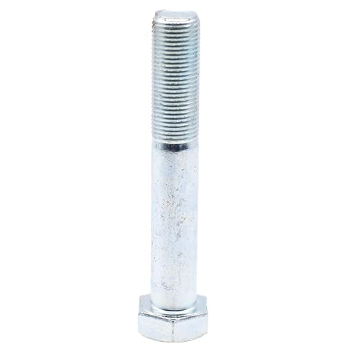 Grade 5 Zinc Plated Steel Hex Cap Screw Bolt, 5/8"-18 x 4" Length