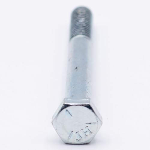 Grade 5 Zinc Plated Steel Hex Cap Screw Bolt, 5/16"-18 x 3" Length