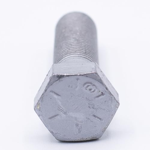 Grade 8 Steel Hex Head Cap Screw, Zinc-Aluminum Coated Bolt, 5/8"-18 x 2-1/4" Long