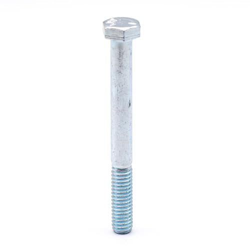 Grade 5 Zinc Plated Steel Hex Cap Screw Bolt, 5/16"-18 x 3" Length