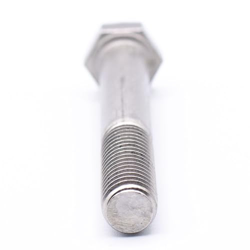 Super Corrosion Resistant 316 Stainless Steel Hex Head Cap Screws, 1/2"-13 Thread Size, 3-1/2" Long, Partially Threaded