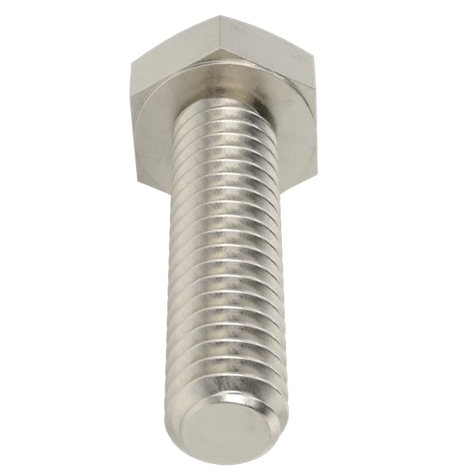 Stainless Steel Hex Bolt, 1/4"-20 x 1" Length