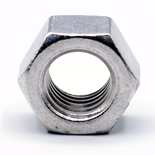 6061 Aluminum Hex Nut, 5/8"-11 Thread Size