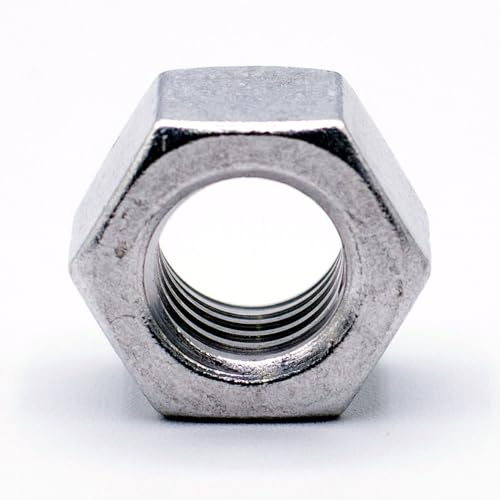 6061 Aluminum Hex Nut, 5/8"-11 Thread Size