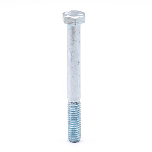 Grade 5 Zinc Plated Steel Hex Cap Screw Bolt, 5/16"-18 x 3" Length