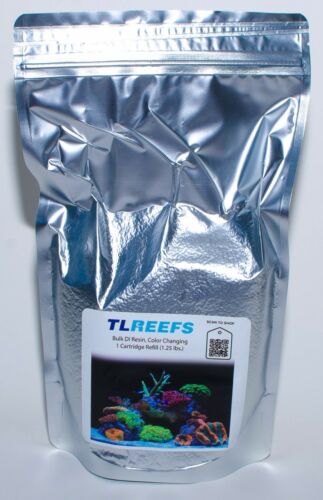 DI Resin, Color Changing for Reef Aquarium, vacuum seal 1.25lb - Free Shipping!